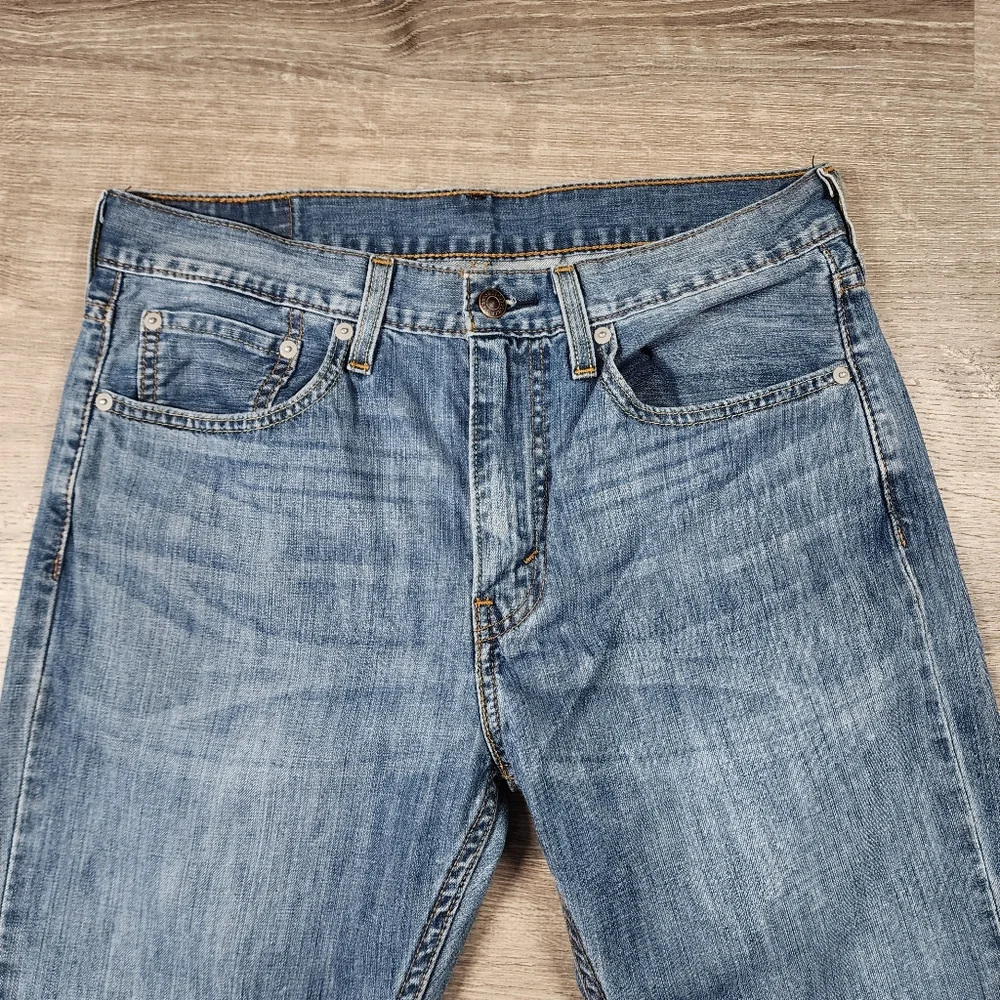 LEVI'S 527 Light Blue Wash Denim Jeans Men's 32 x 32